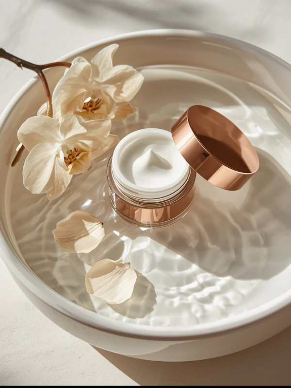 Luxurious Skincare Display