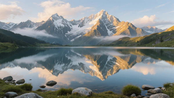 Serene Mountain Landscape