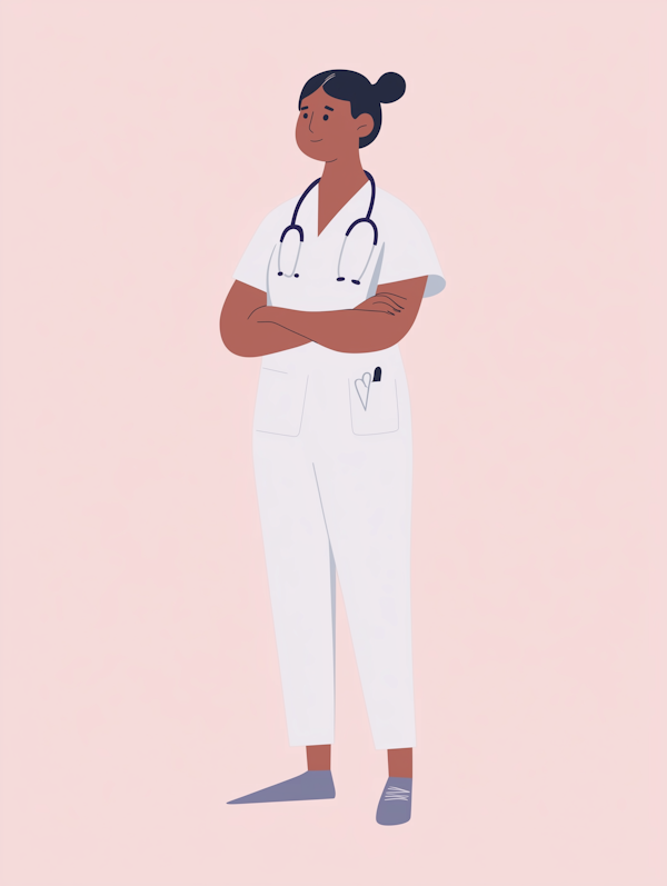 Illustrated Healthcare Professional