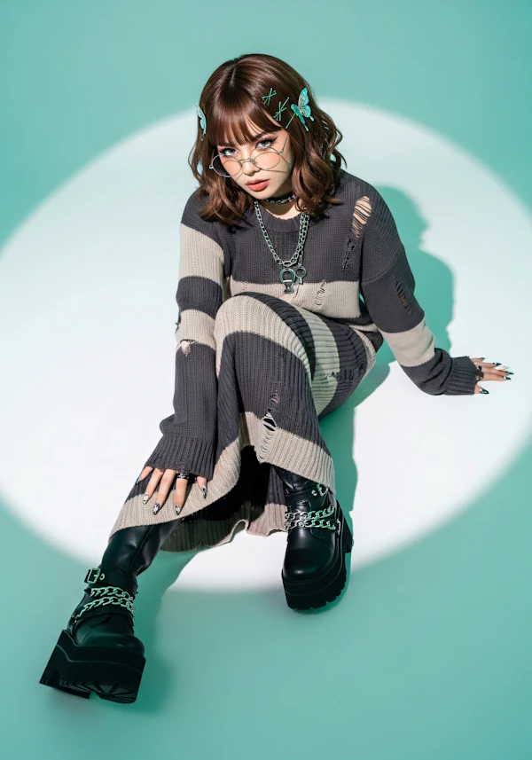 Stylish Individual Portrait
