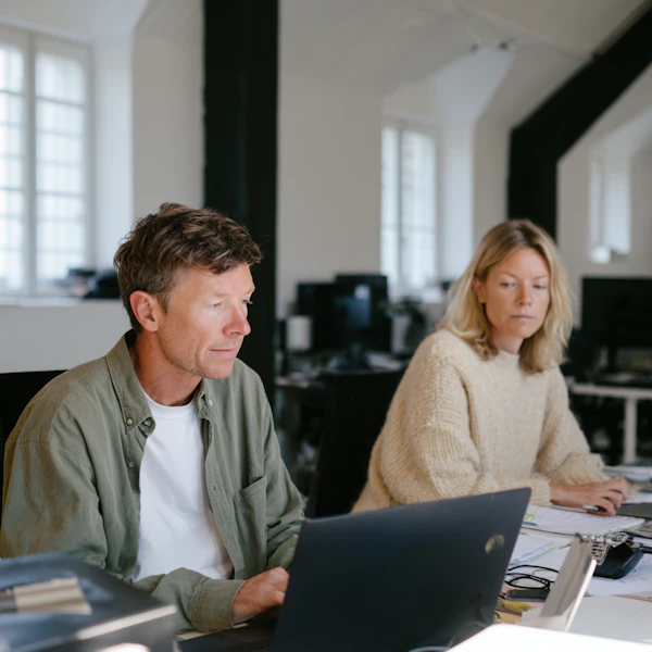 Office Collaboration Scene