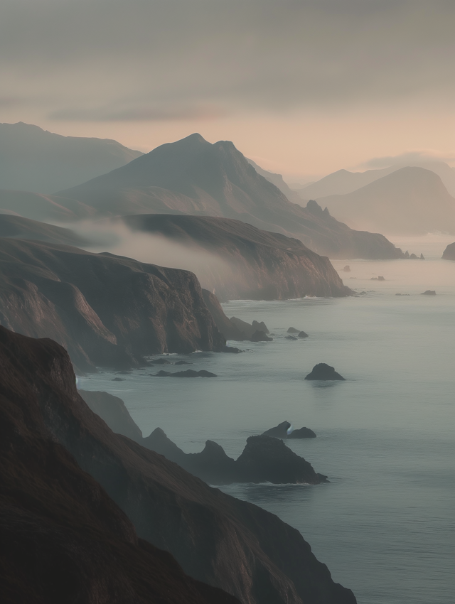 Misty Coastal Dawn/Dusk