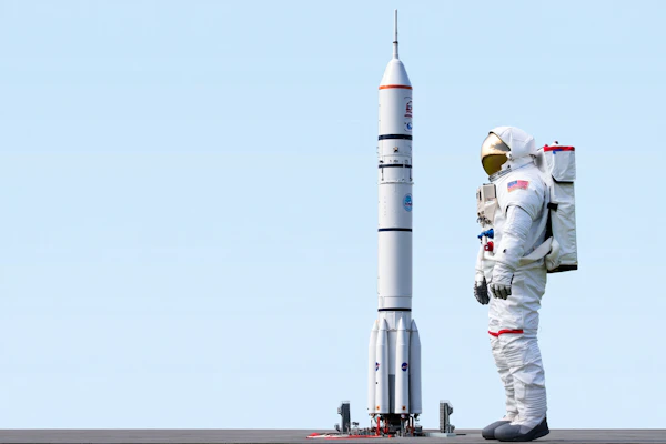Rocket and Astronaut