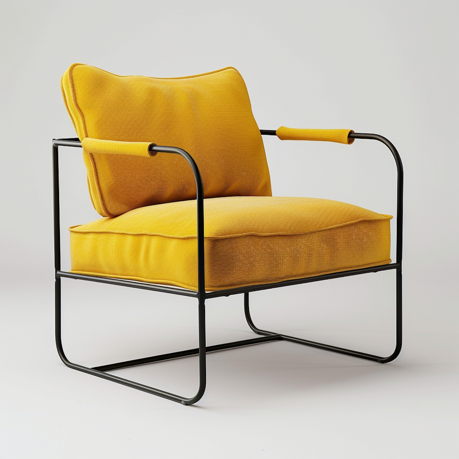 Modern Yellow Armchair