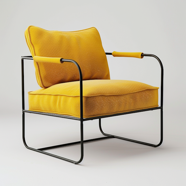 Modern Yellow Armchair