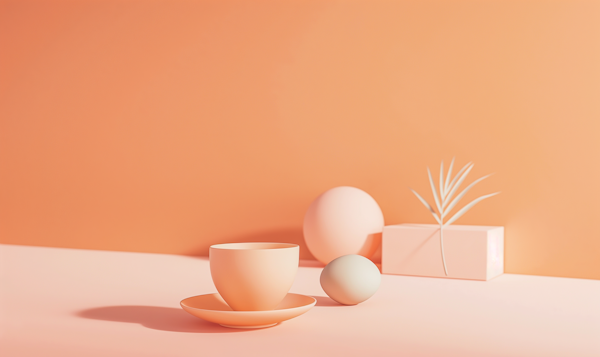 Minimalist Pastel Composition