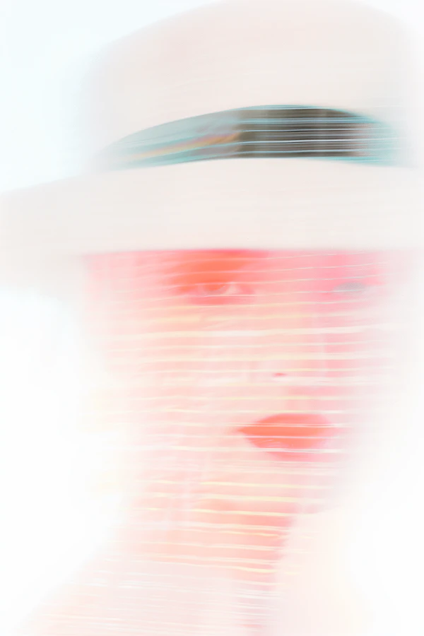Abstract Hat Portrait