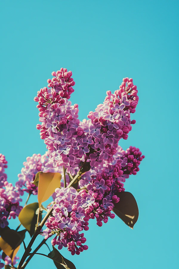 Lilac Flowers in Bloom