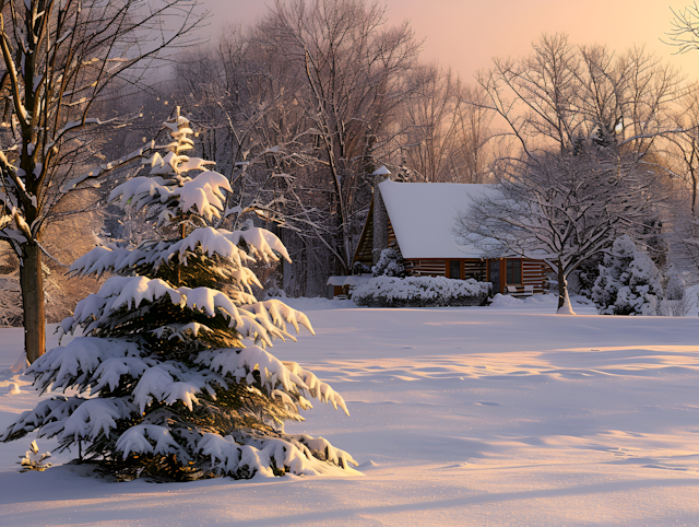 Serene Winter Scene