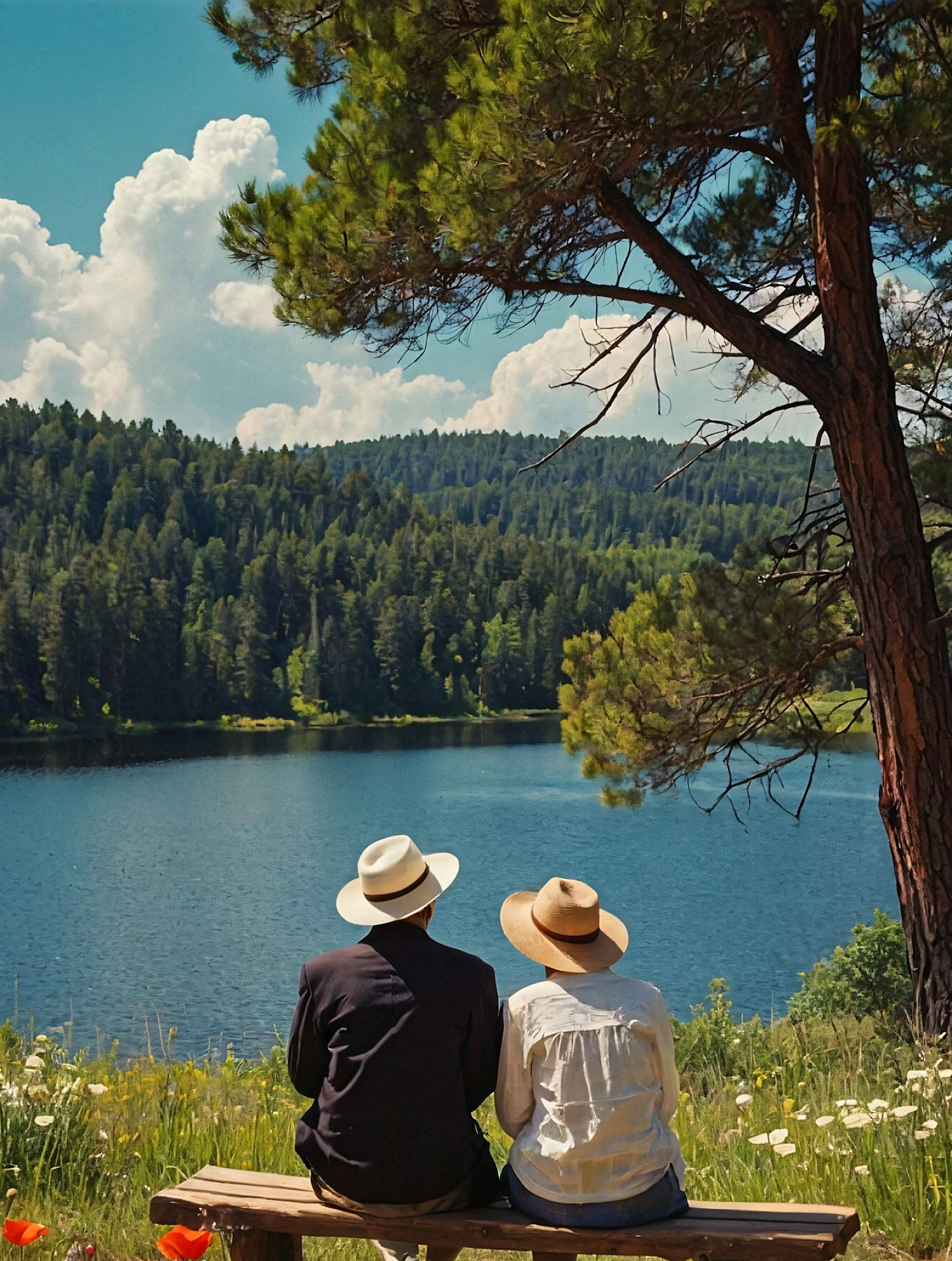 Serene Lake View