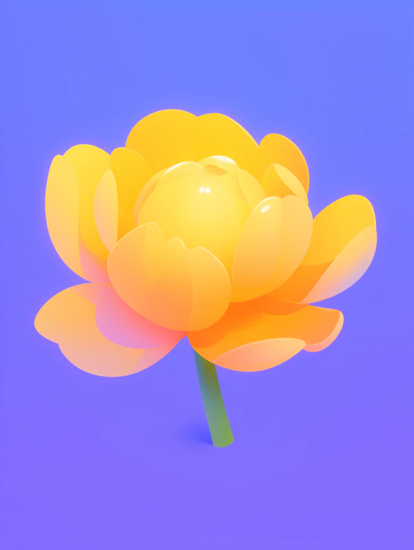 Yellow Flower Art