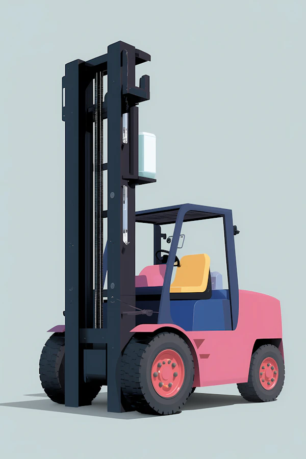 Vibrant Forklift Design