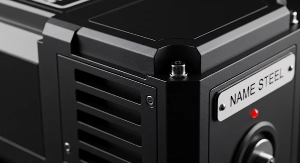 Black Metallic Device