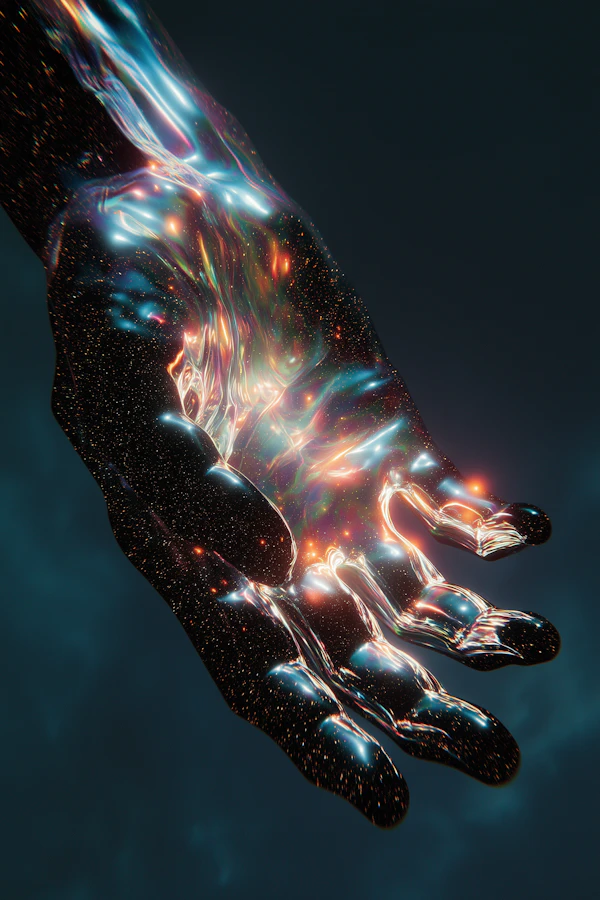 Cosmic Hand Art