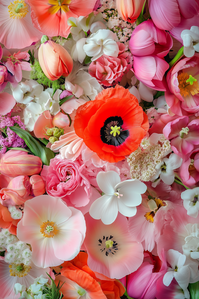 Vibrant Floral Composition