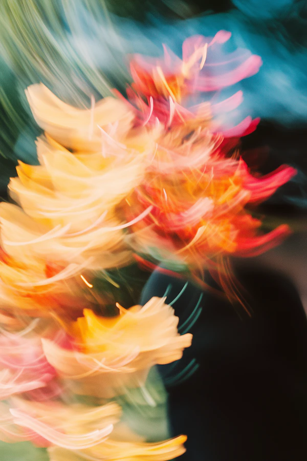 Abstract Swirl of Vibrant Colors