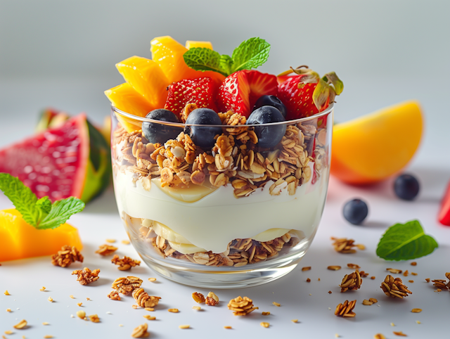 Fresh Fruit Parfait Delight