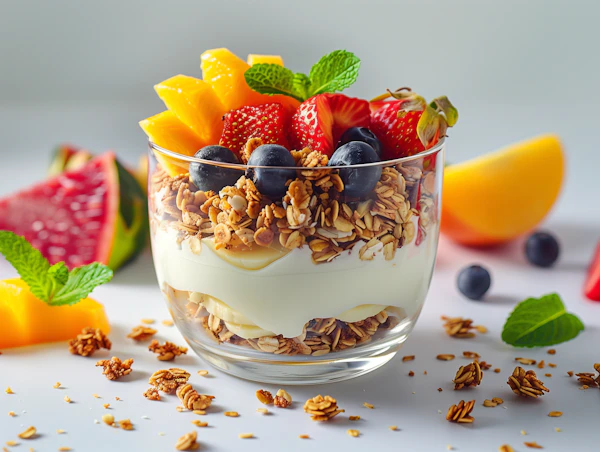Fresh Fruit Parfait Delight