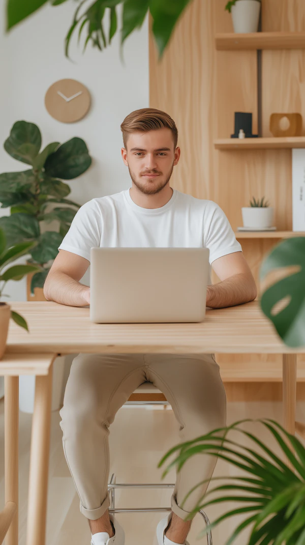 Modern Workspace Scene
