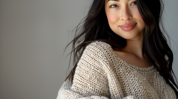 Serene Portrait of Young Woman