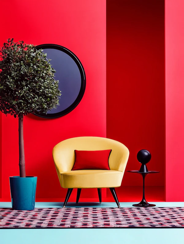 Modern Interior Design with Bold Colors