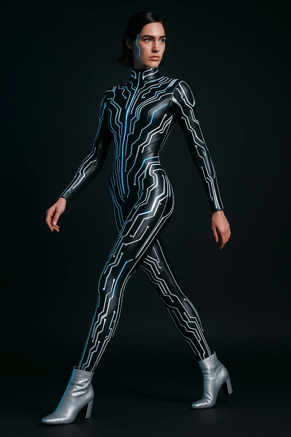 Futuristic Cyber Woman