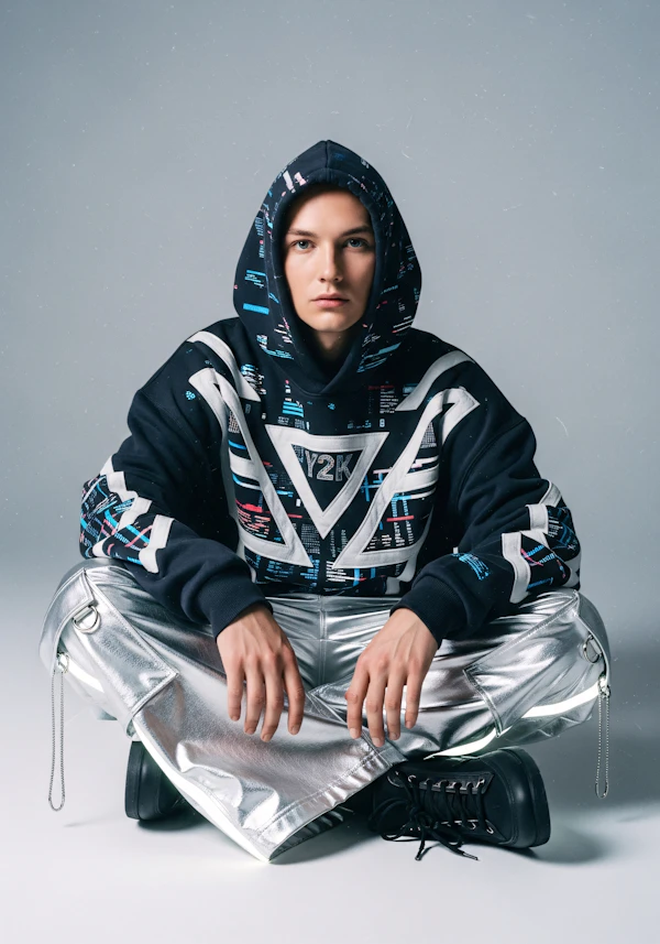 Futuristic Fashion Pose
