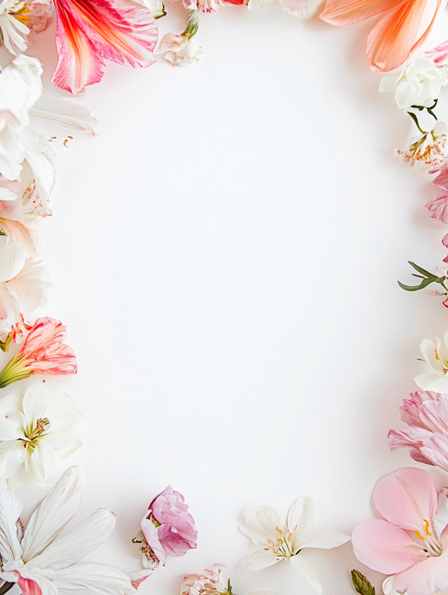 Minimal Floral Frame