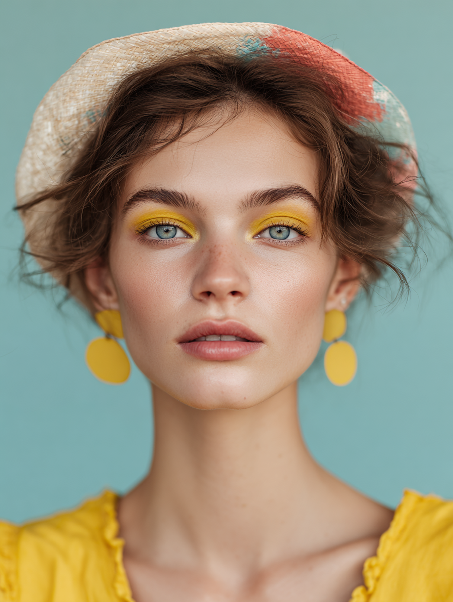 Cheerful Yellow Portrait