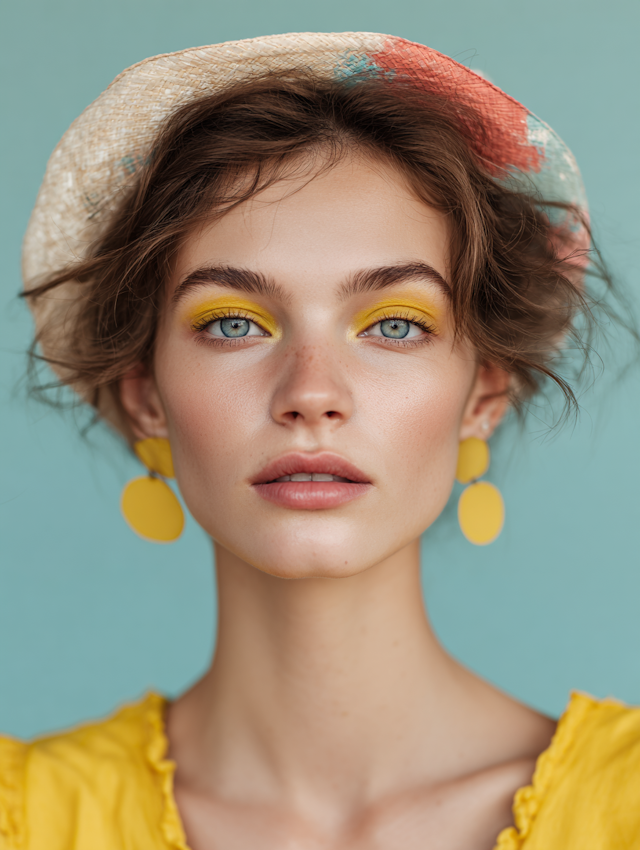 Cheerful Yellow Portrait