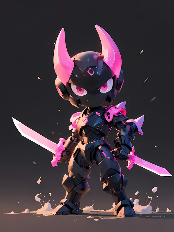 Futuristic Robot Warrior