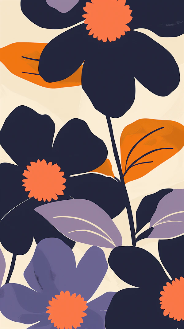 Vibrant Floral Art