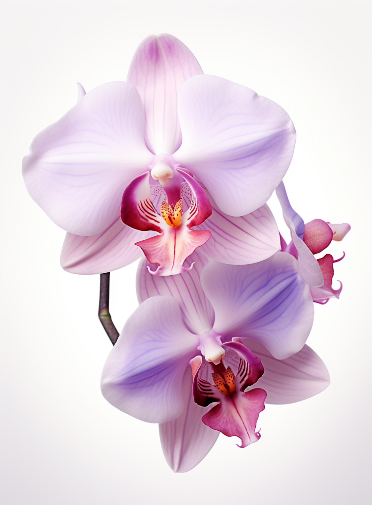 Gradient Lavender Orchid Cascade