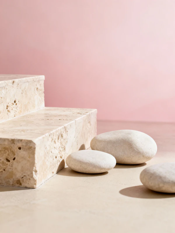 Minimalist Stone Display