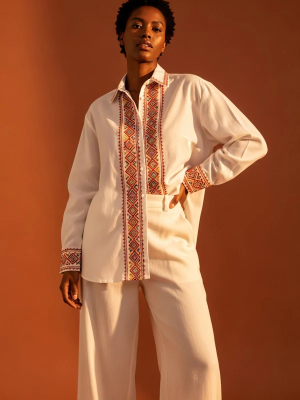 Elegant Embroidered Attire
