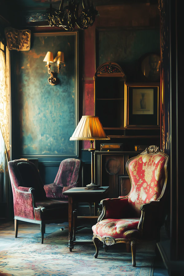 Vintage Elegant Room
