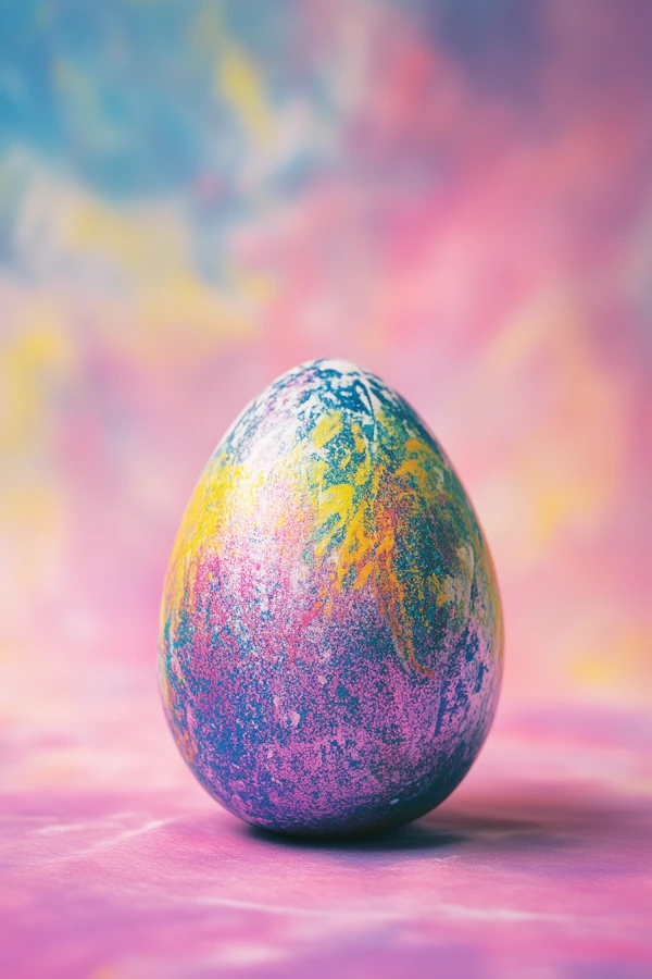 Intricately Painted Egg