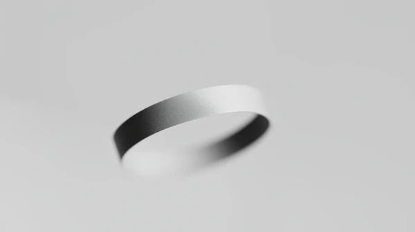 Floating Metallic Ring