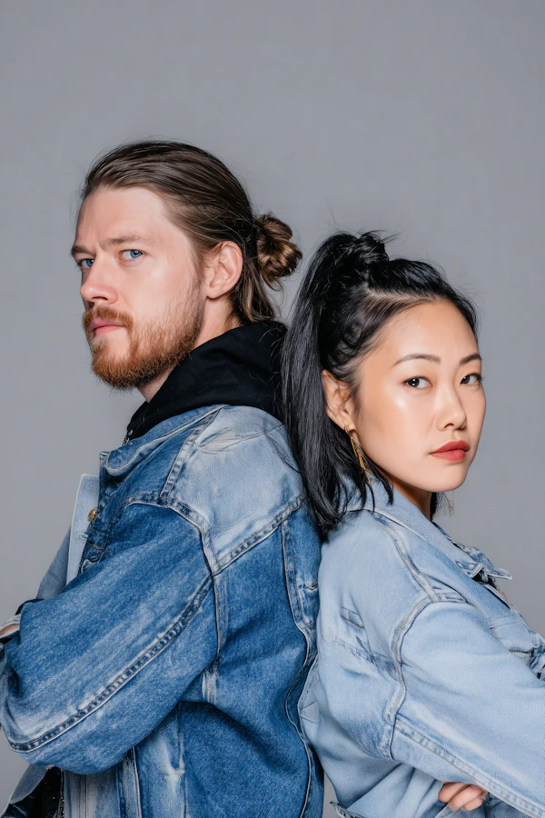 Stylish Denim Duo