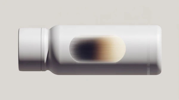 Modern White Bottle