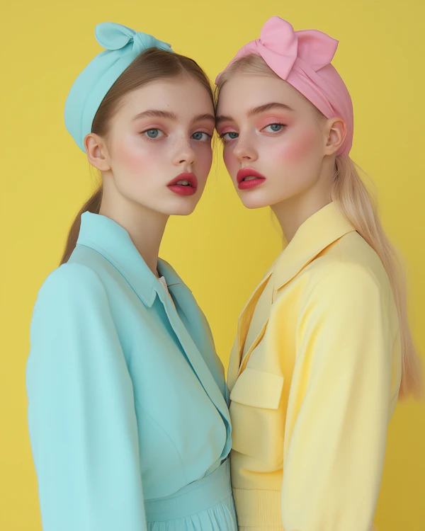 Vibrant Duo Portrait