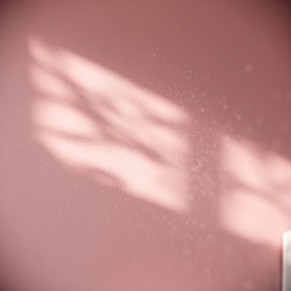 Sunlit Pastel Wall