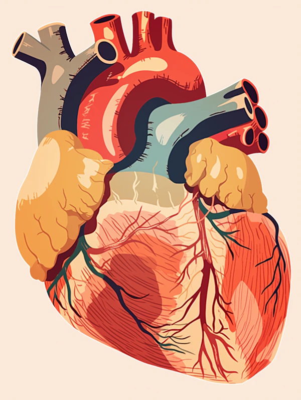 Anatomical Heart Illustration