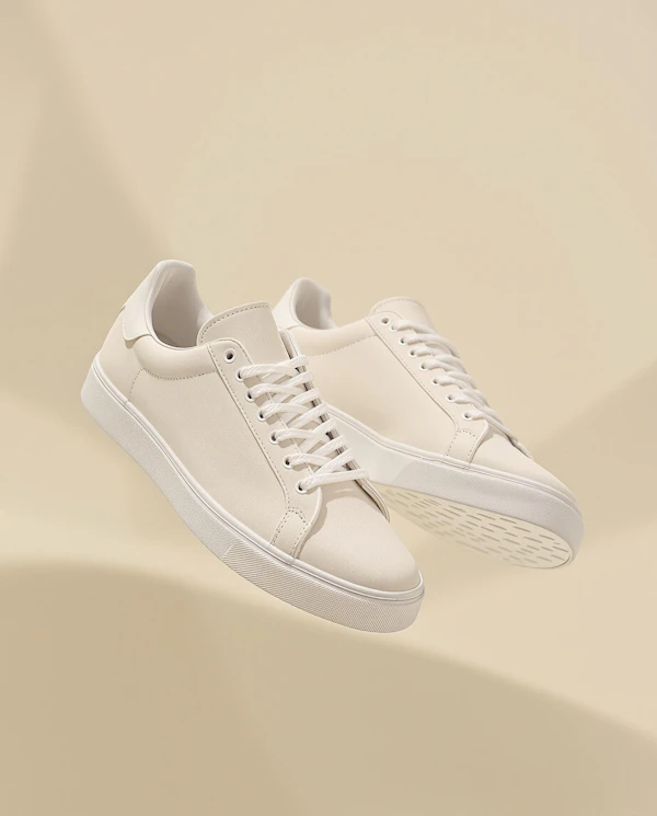 Minimalist Beige Sneakers
