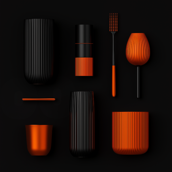 Modern Kitchen Utensils and Containers