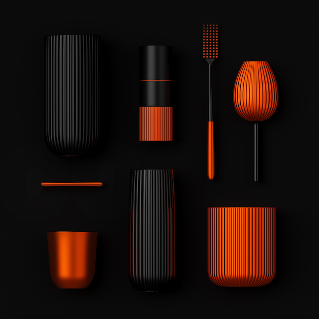 Modern Kitchen Utensils and Containers