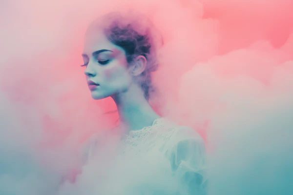 Dreamy Woman Portrait