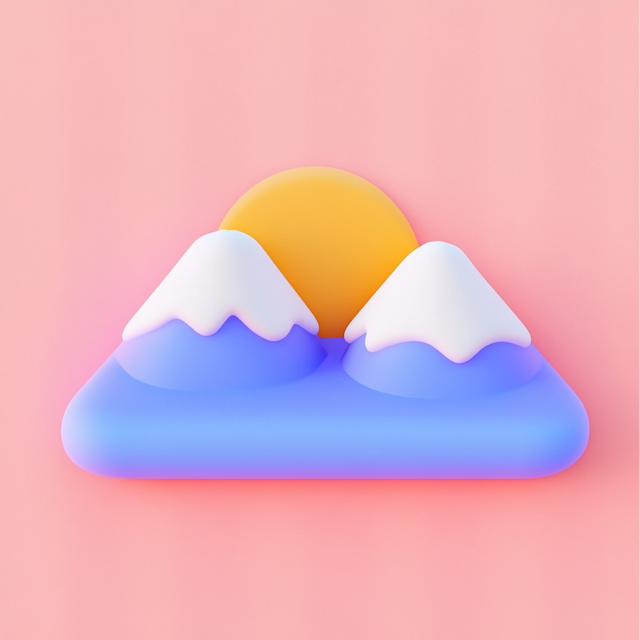 Stylized Minimalist Landscape