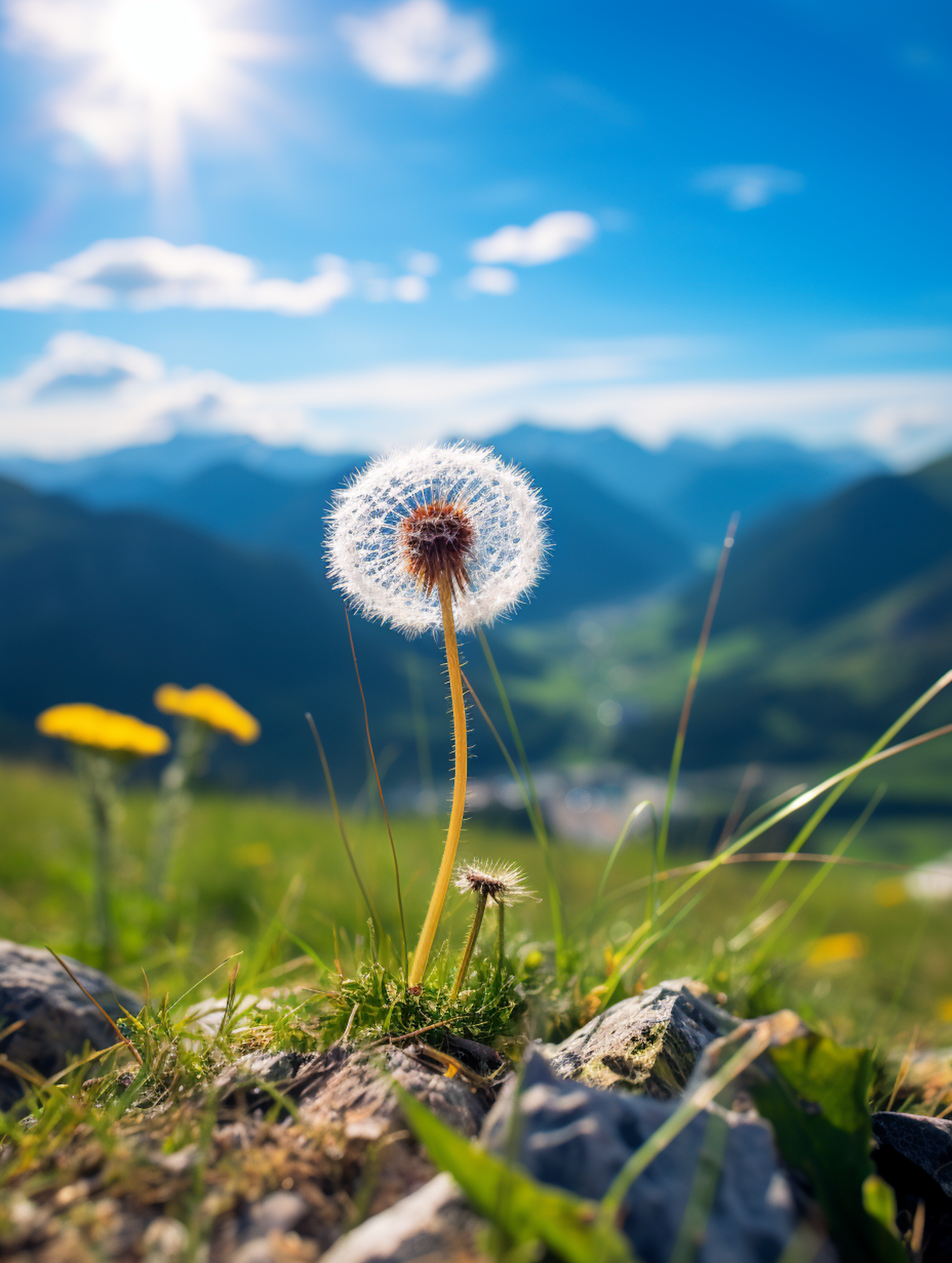 Sunlit Dandelion Dream