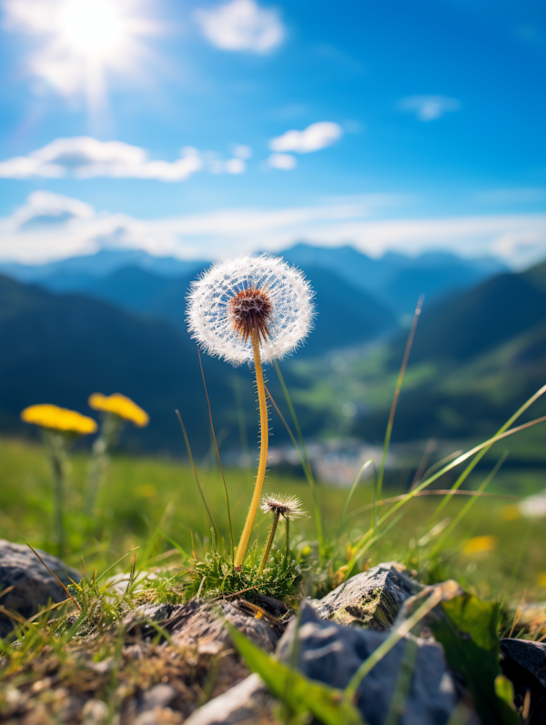 Sunlit Dandelion Dream